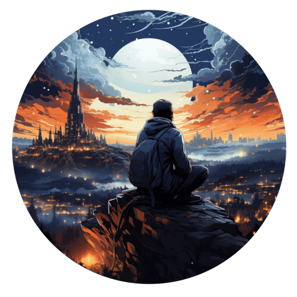 Always alone Sticker