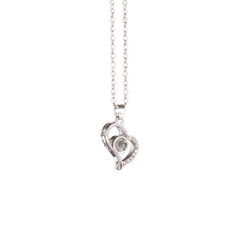 (Necklace) You are half my heart