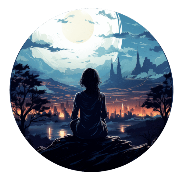 Top in the motain Sticker