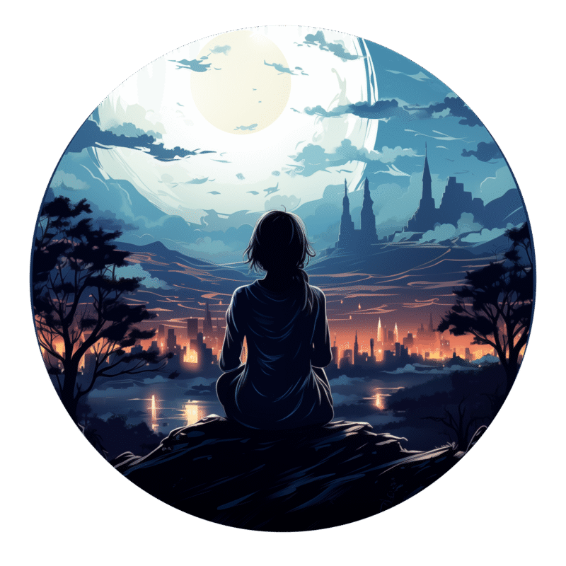 Top in the motain Sticker