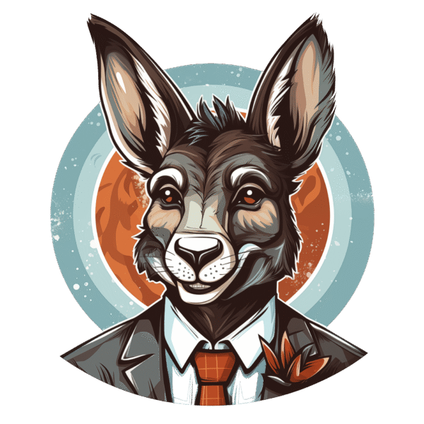 I love you, you Donkey Sticker