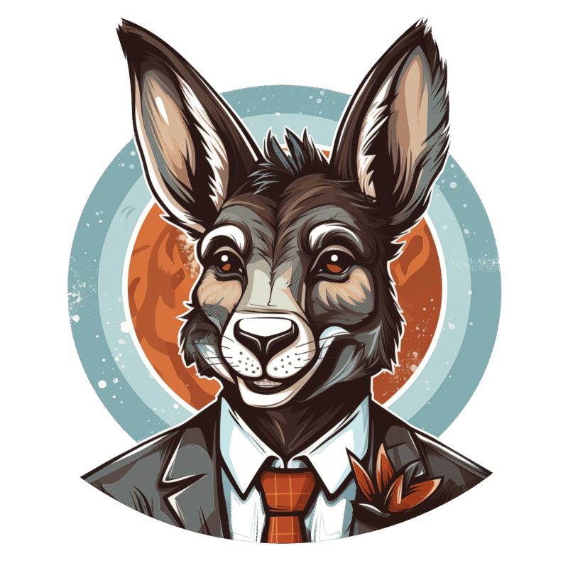 I love you, you Donkey Sticker