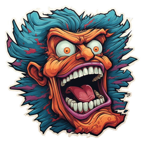 Angry Sticker