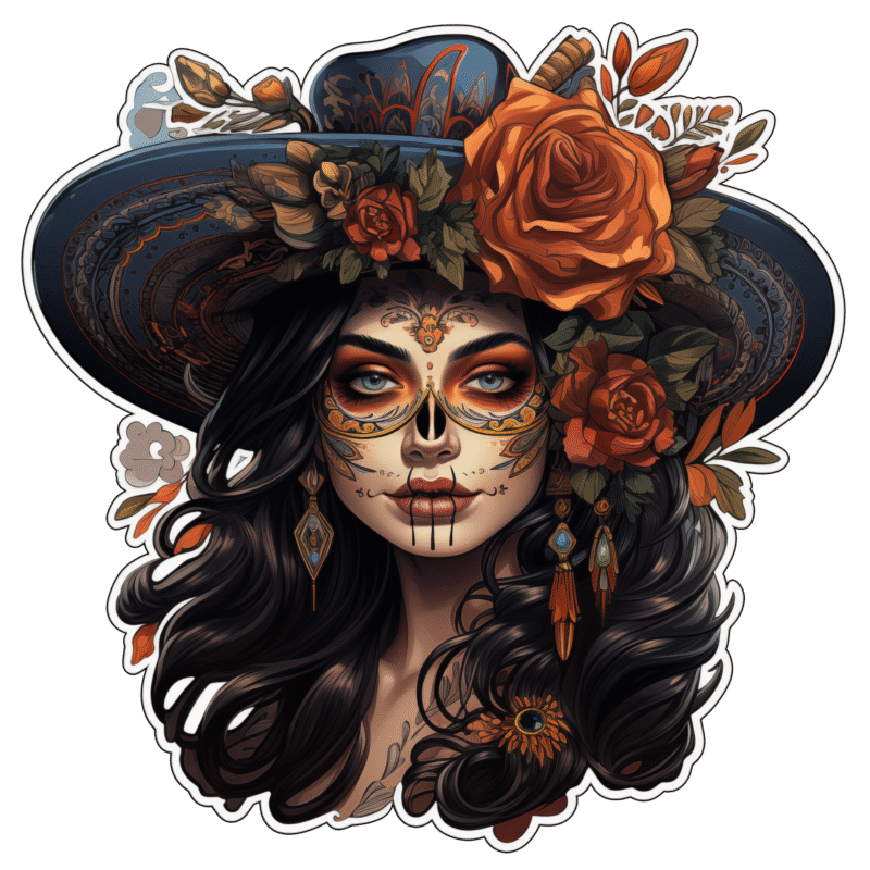 Day of the dead Sticker