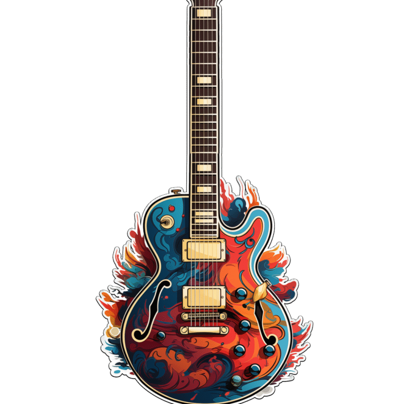 Guitar Sticker
